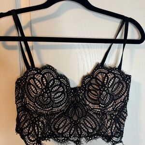 Dynamite Black Lace Bralette